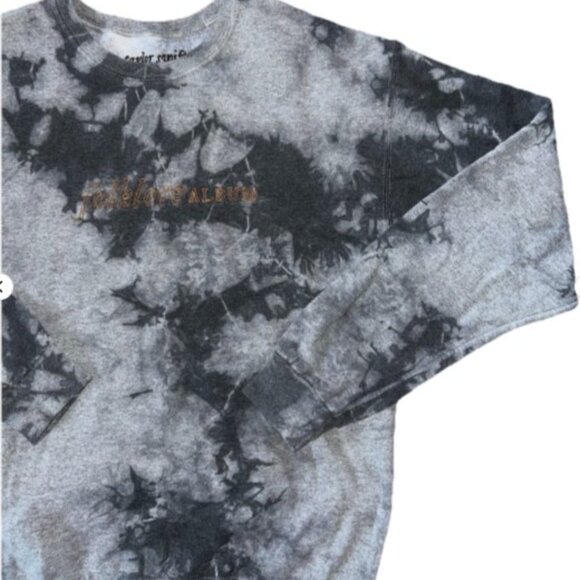 Taylor Swift Folklore Album Tie-Dye Crewneck Sweatshirt Official Merch Size Med - Picture 5 of 8
